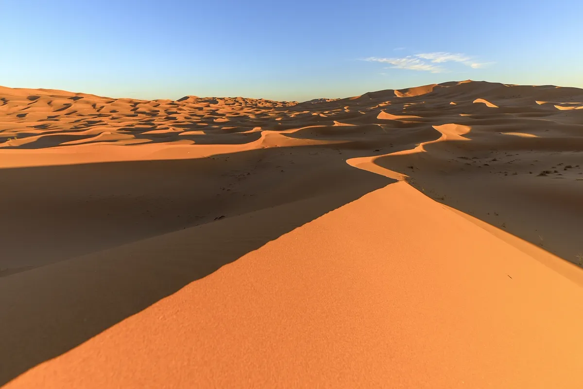 Fotografía del desierto — Merzouga, Erg Chebbi