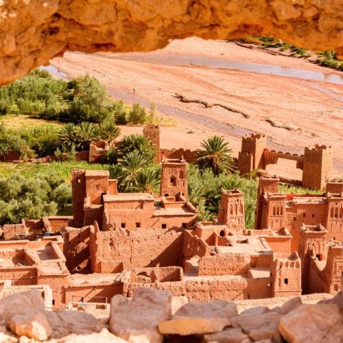 On your special three-day desert tour from Marrakech to Fes, you can see the old Kasbah of Aït Benhaddou.